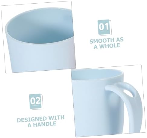 Two-Piece Dolphin Shaped Offset Mouthwash Cups for Boys and Girls