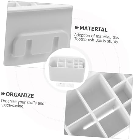 CANIGHT Toothbrush Holder with Matte Finish and Removable Design