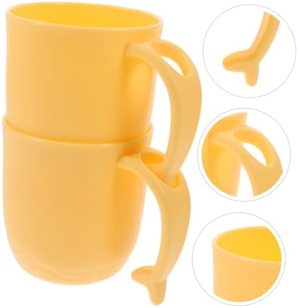 ABOOFAN 2pcs Dolphin Shaped Mouthwash Cups