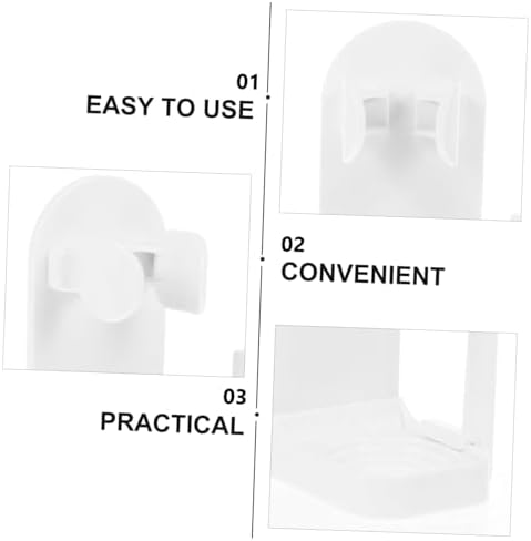 Adjustable Wall-Mounted Electric Toothbrush Holder for Bathrooms with Strong Adhesive