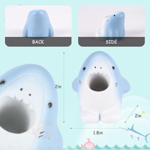 AKAKL Cute Shark Toothbrush Holder