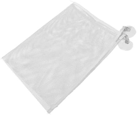 Luxshiny 2-Piece Hanging Bath Toy Storage Bag Mesh Organizer
