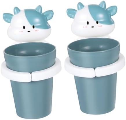 Cute Cartoon Toothbrush Holder Set for Boys and Girls