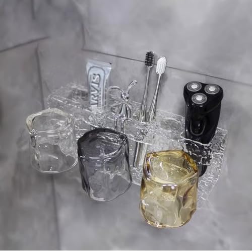 Lovulife Wash Cup Storage Rack Durable and Modern for the Bathroom