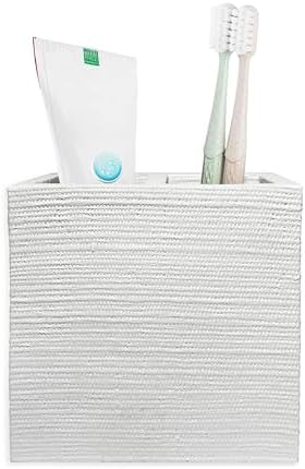 Mandarin Resin Toothbrush Holder for Kids - Durable Bathroom Organizer