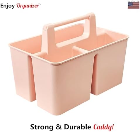 Bulk 3-Compartment Shower Caddy Organizer Portable Bathroom Storage Bin