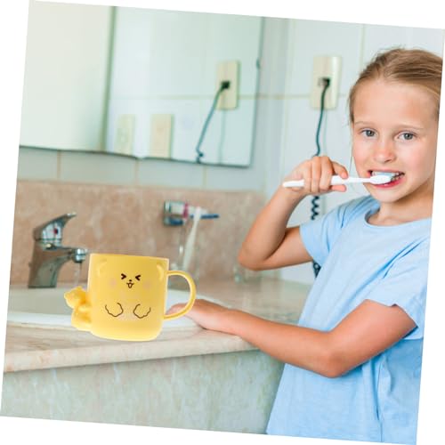 Gleavi Practical 2-Pack Kids Toothbrush Cup Cartoon Design