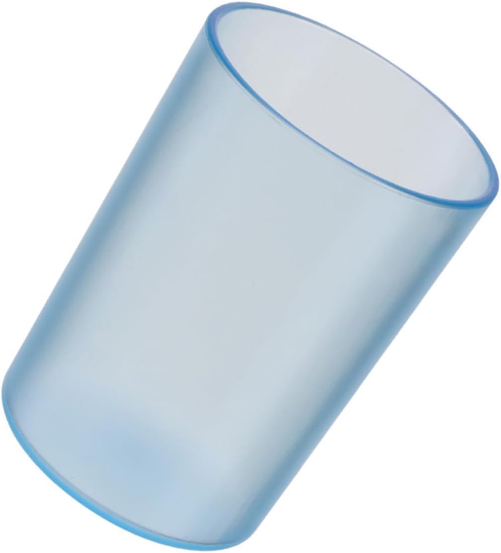 Transparent Toothbrush Cup Elegant Water Mug for Bathroom