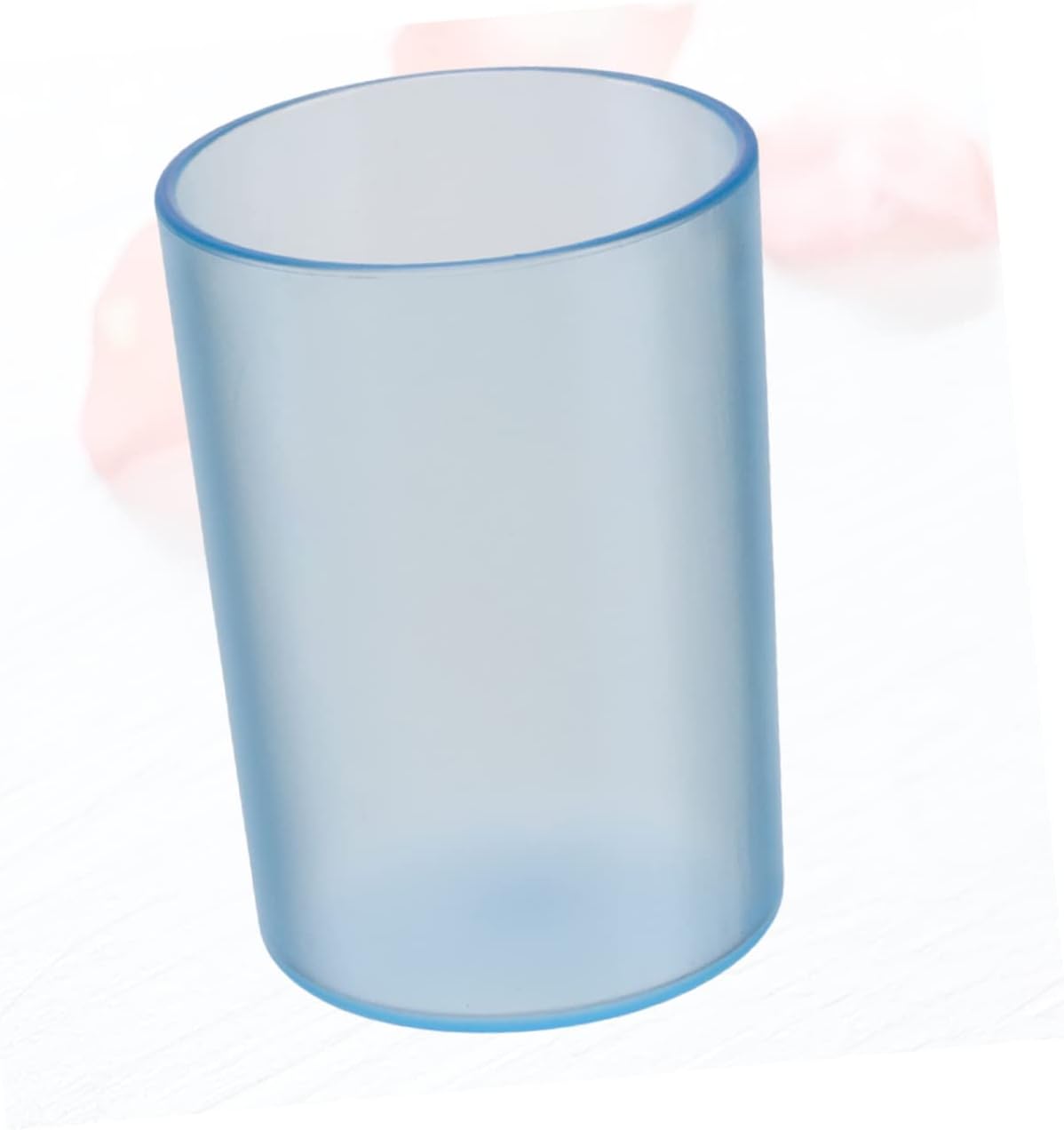 Transparent Toothbrush Cup Elegant Water Mug for Bathroom
