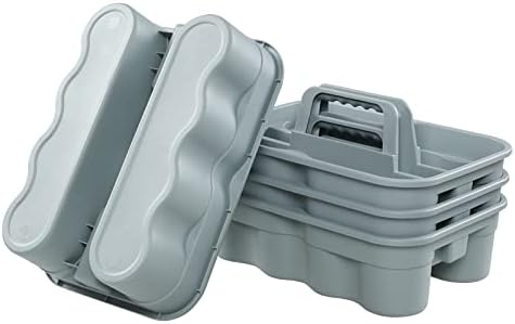 Melontray 6-Pack Plastic Cleaning Supply Caddy with Carry Handle