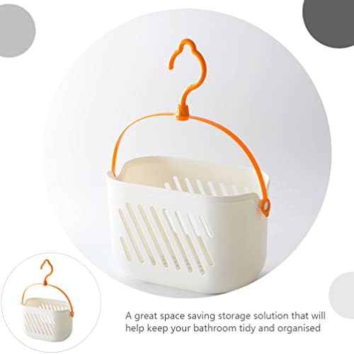 DOITOOL Plastic Hanging Shower Basket with Hook