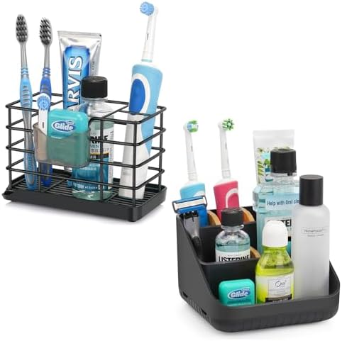 Fast-Mounting Electric Toothbrush and Toothpaste Holder