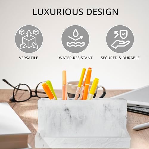 Stylish 3 Compartment Bathroom Organizer