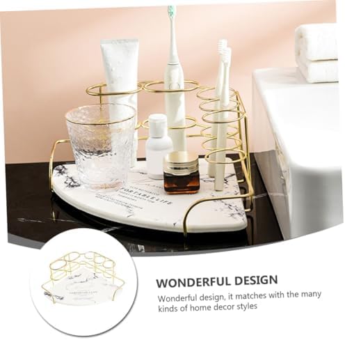 PRETYZOOM Corner Toothbrush Holder Rack