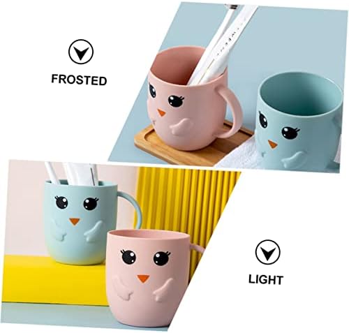 Cabilock Multipurpose Toothbrush Cup with Frosted Design