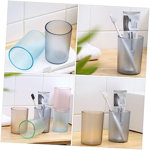 5-Piece Toothbrush Toothpaste Holder Set Pink Compact Travel Bathroom organisers
