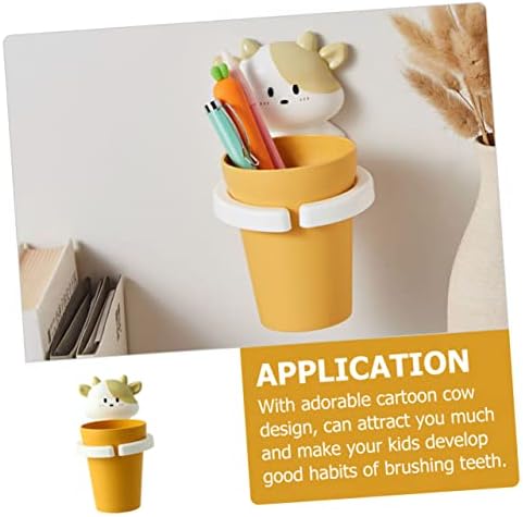 Cartoon Cow Gargle Cup Toothbrush Holder