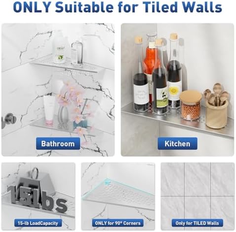 Stainless Steel Corner Shower Caddy