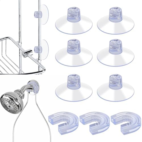 9-Piece Suction Cup Set for Shower Caddy