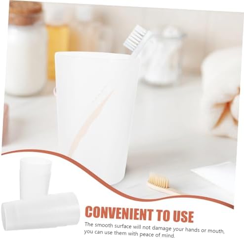 Elegant Reusable Toothbrush Mouthwash Mugs for the Bathroom