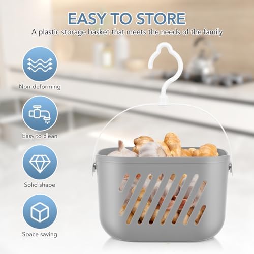 Luxshiny Wall-Mounted Storage Basket