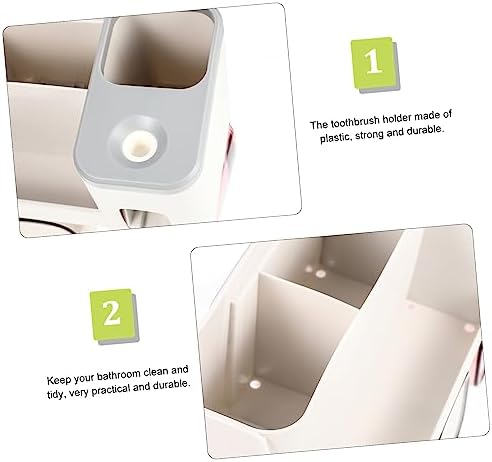 Space-Saving Wall-Mounted Toothbrush Holder for Families and Kids