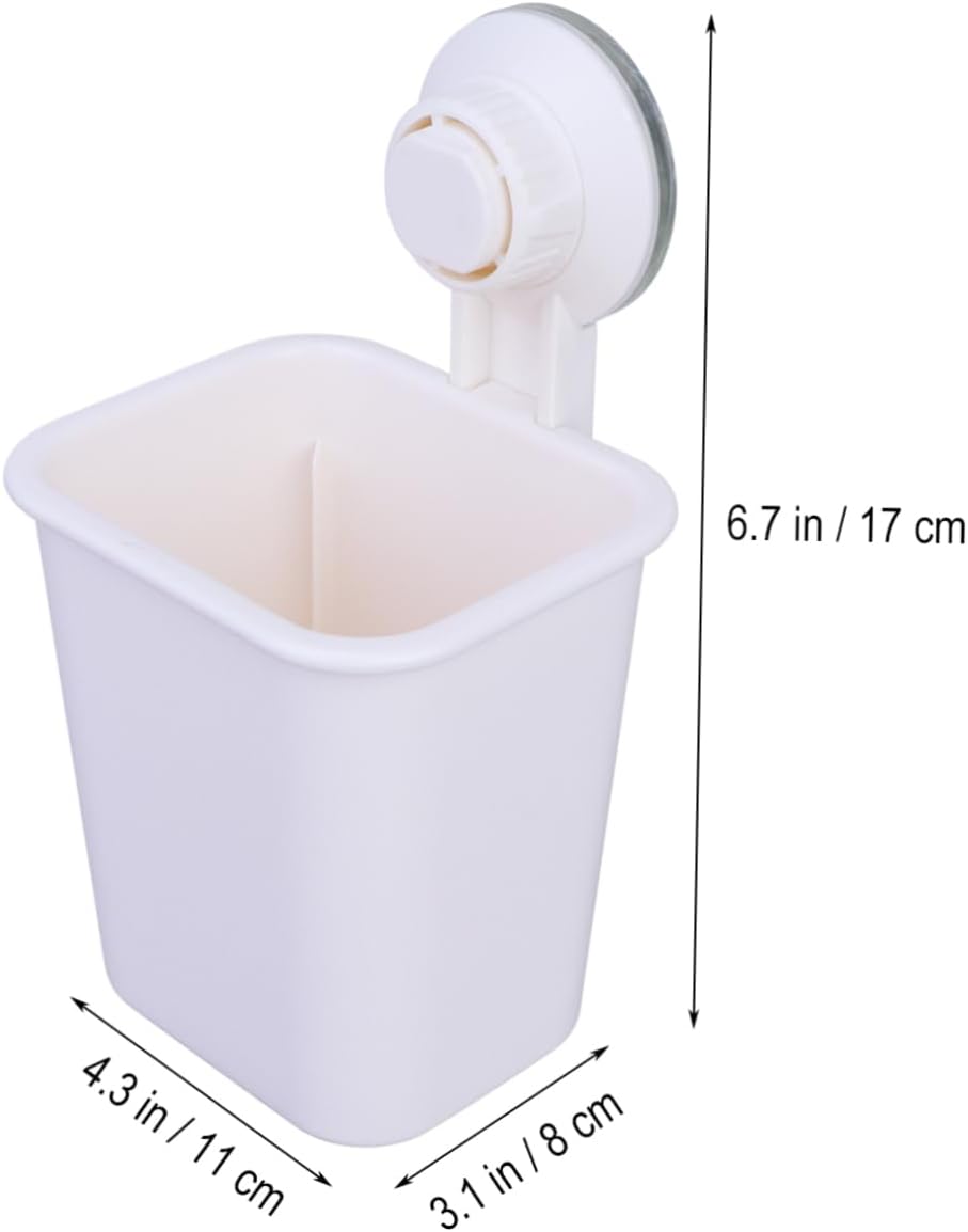 HOLIDYOYO Wall-Mounted Toothbrush Holder