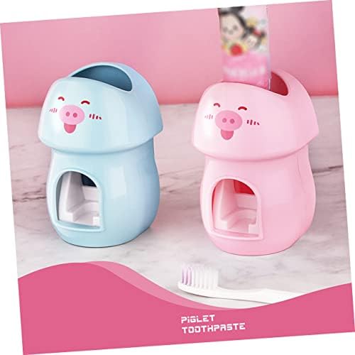 Mucklily - Adorable Automatic Toothpaste Squeezer and Toothbrush Holder
