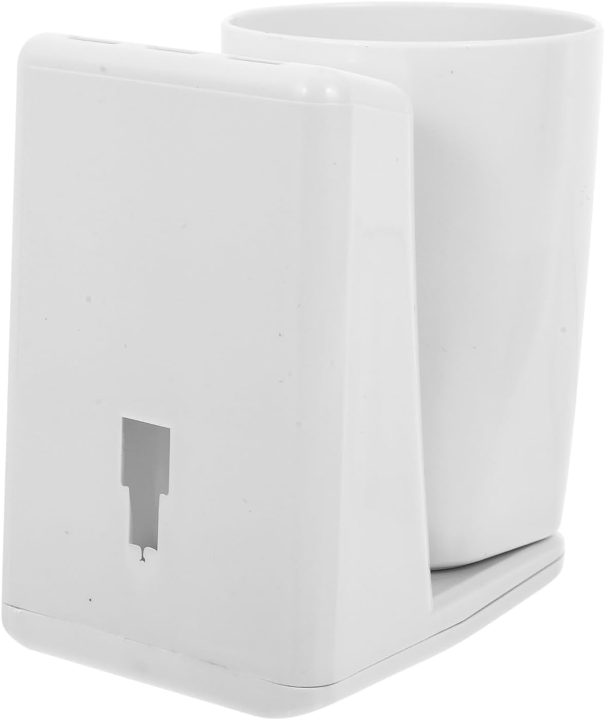 1 Set Wall Mounted Toothbrush Holder with Cup and Comb Stand