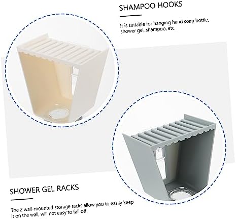 2-Piece Wall-Mounted Storage Racks for Bathroom
