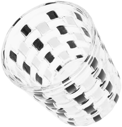 HEALLILY Mouthwash Rinsing Cup Glass Tumbler Toothbrush Holder