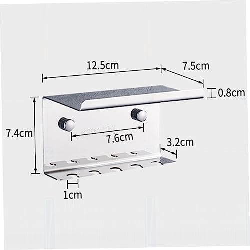 Ciieeo Wall Mounted Stainless Steel Toothbrush Holder