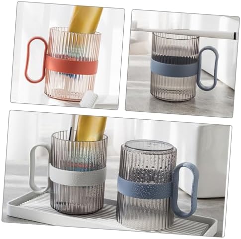 Zerodeko 4pcs Reusable Toothbrush Cups Holder
