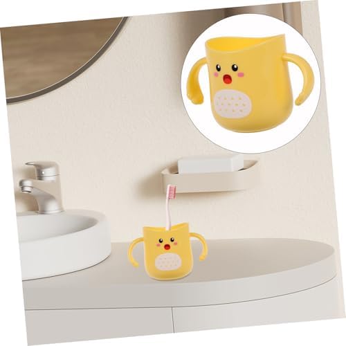 Cute Dinosaur Toothbrush Holder for Ages 3
