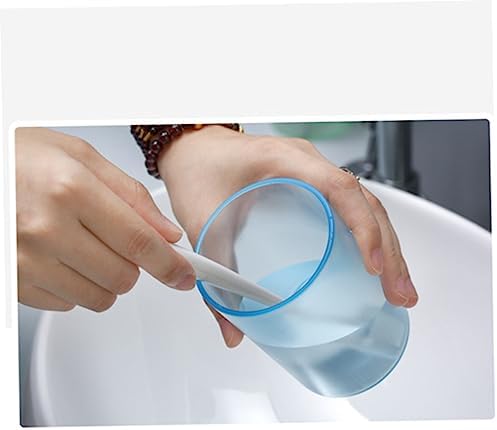 Transparent Toothbrush Cup Elegant Water Mug for Bathroom
