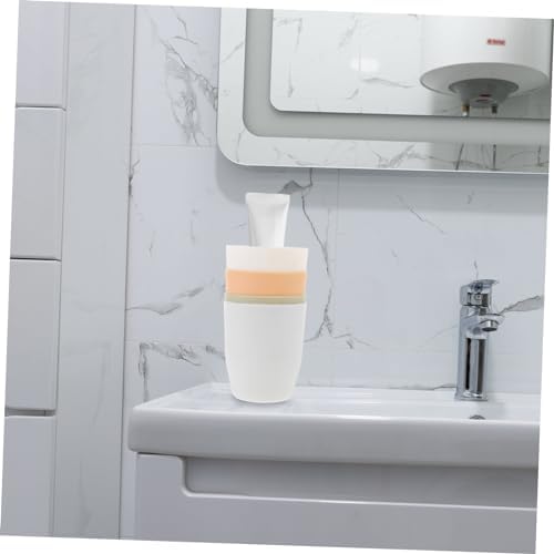 Mucky Muckily 4-Pack Reusable Toothbrush Cup
