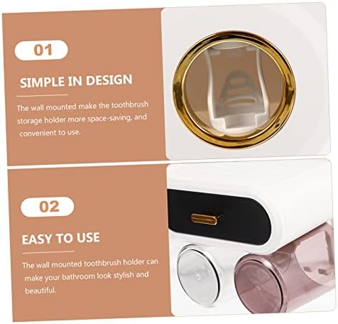 wall-mounted bathroom organizer - save space