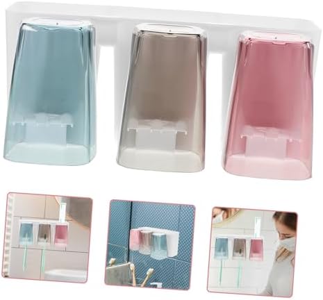 RORPOIR Mounted Toothbrush Holder for Bathroom Suction Mount Organizer