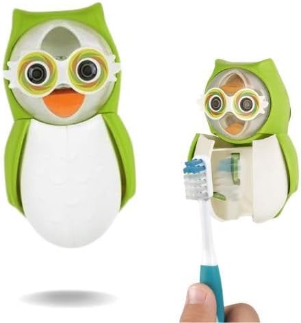 Flipper Owl Toothbrush Cover Green