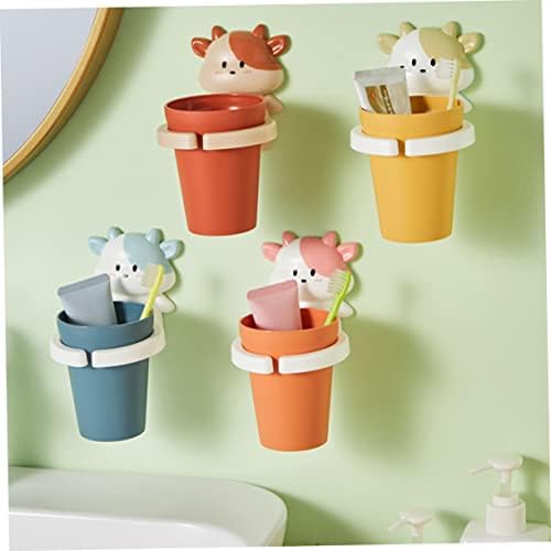 Cartoon Cow Toothbrush Cup Holder