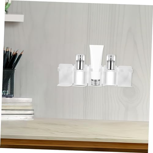 Luxshiny Wall Mounted Shower Organizer Multi-Purpose Storage Rack No Drilling