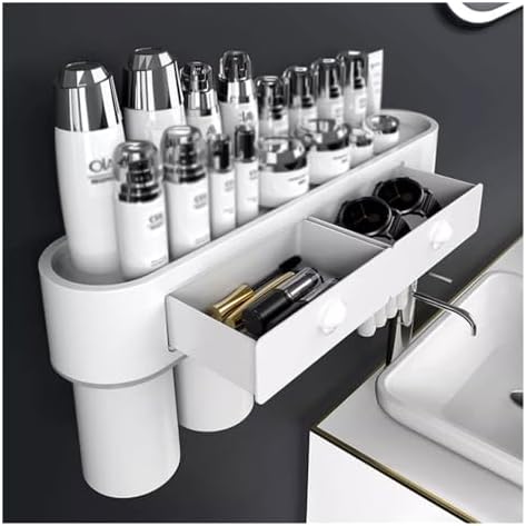 Multi-Purpose Magnetic Toothbrush Holder for Bathrooms Essential Storage Solution