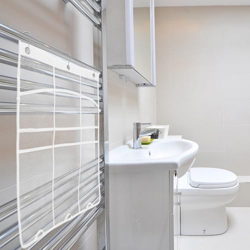 Alipis Hanging Shower Organizer Mesh Bag for Bathroom Essentials