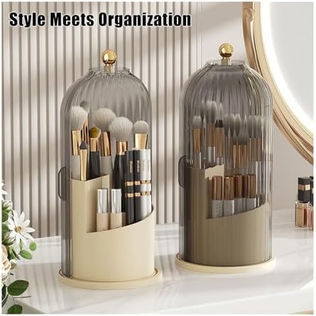 Slide Lid Toothbrush Holder
