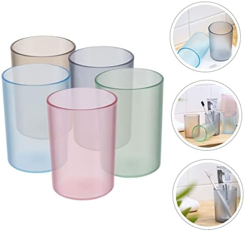 Ciieeo 5pcs Bathroom Mug Suction Cups Holder