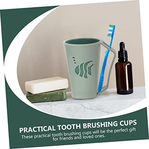 SHOWERORO Toothpaste Cups 2 Pack Reusable