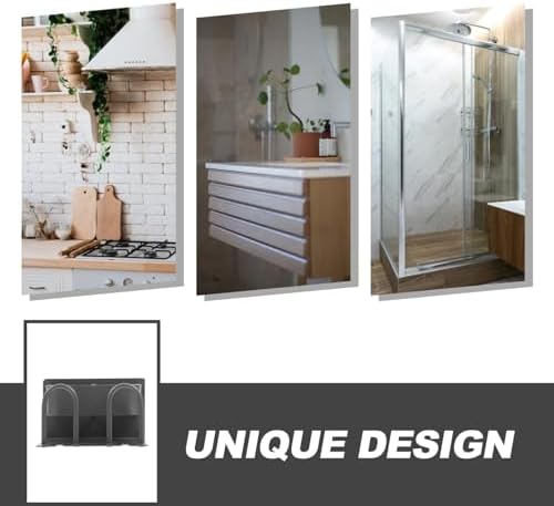 VOSAREA Space-Saving Wall-Mounted Toothbrush Holder