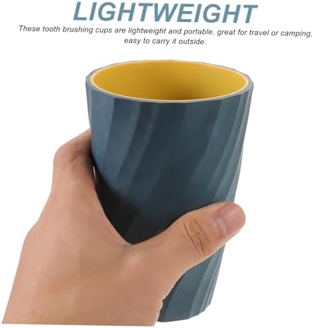 Cabilock Double-Handled Reusable Toothbrush Tumbler