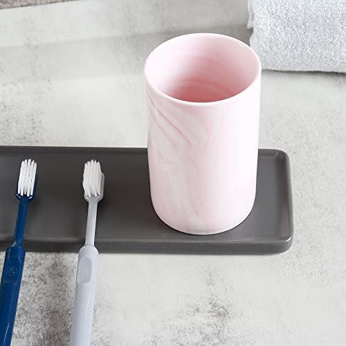 WongWongCat Pink Ceramic Toothbrush Holder 300ml