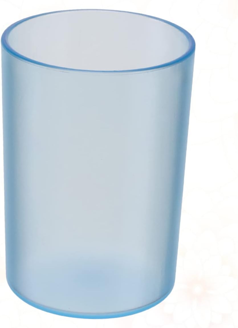 Transparent Toothbrush Cup Elegant Water Mug for Bathroom
